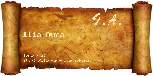 Ilia Aura névjegykártya